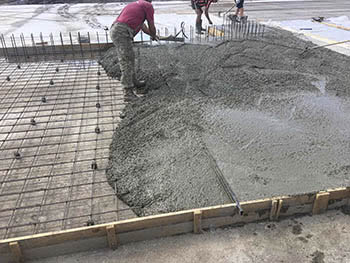 заливка бетону